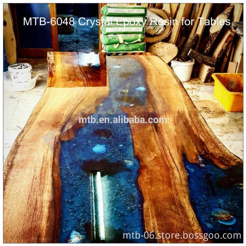 Crystal Epoxy Resin Casting for Table